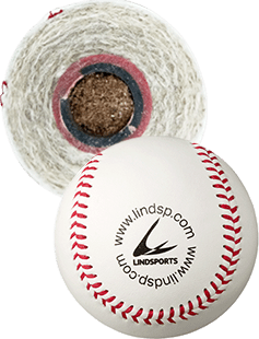 Lindsports B革硬式練習球 国産牛革 バージンウール100 1ダース 12球入 硬式野球ボール Lindsports