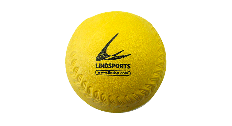 LINDSPORTS やわらかソフトボール3号球 黄色 | LINDSPORTS