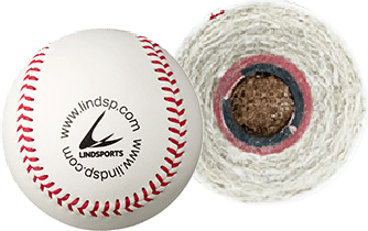LINDSPORTS ≪ワケあり≫ 練習球 ウール100％ 日本製牛革 1