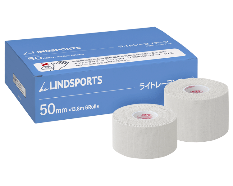 LINDSPORTS | エコノミーホワイト 幅50mm 24本 | 非伸縮テーピング