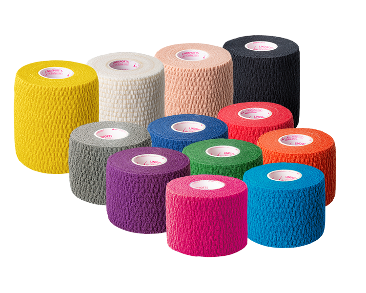 Lindsports お得な4箱セット ハンドティアテープａタイプ 25mm 6 9m 48本 箱 カラー 白 Lindsports