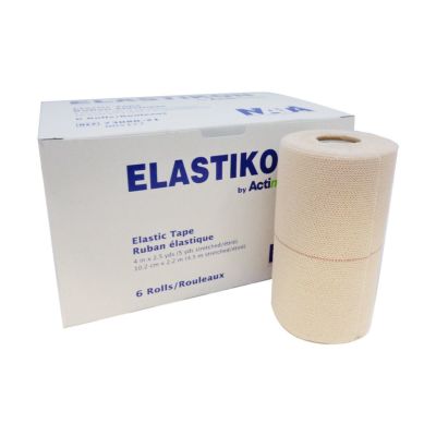  旧ジョンソンエンドジョンソン エラスチコン ELASTIKON 幅100mm 6本入／箱 現アクティムーブ エラスティックテープ