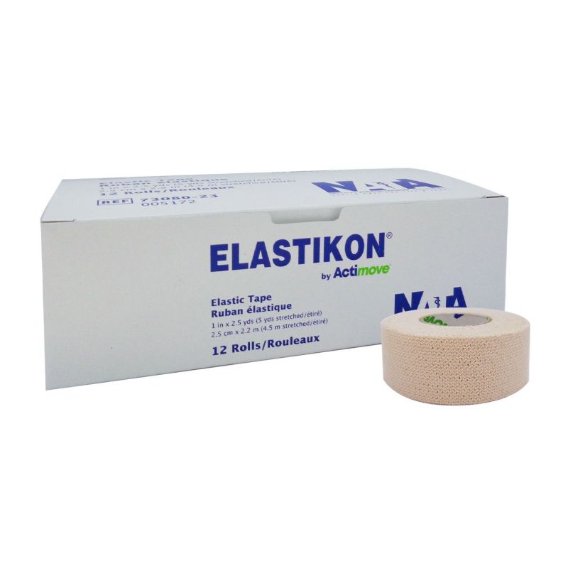 旧ジョンソンエンドジョンソン エラスチコン ELASTIKON 幅25mm 12本入／箱 現アクティムーブ エラスティックテープ |  LINDSPORTS