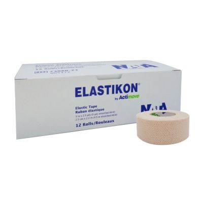  旧ジョンソンエンドジョンソン エラスチコン ELASTIKON 幅25mm 12本入／箱 現アクティムーブ エラスティックテープ