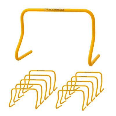 LINDSPORTS　プラスチック製トレーニング用   ミニサイズ(30cm)ハードル 10台セット