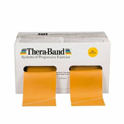 THERABAND セラバンド 徳用サイズ 合計45.7m(50ヤード) 金 ゴールド（マックス）