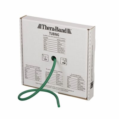 THERABAND セラバンド セラチューブ 標準サイズ 合計7.62m(25フィート)巻 緑 グリーン（ヘビー）