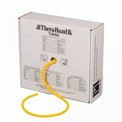 THERABAND セラバンド セラチューブ 徳用サイズ 合計30.48m(100フィート)巻 黄 イエロー（シン）