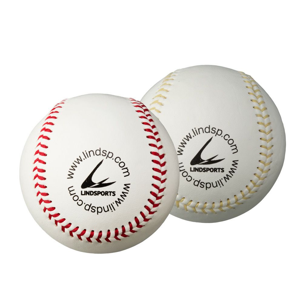 LINDSPORTS B革硬式練習球 国産牛革 ウール50% ロゴあり 硬式野球 