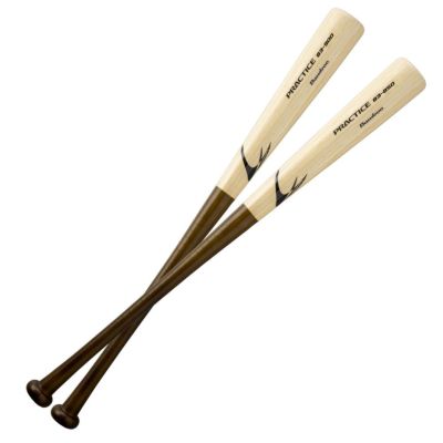 LINDSPORTS  【竹】プラクティスバット 【硬式用】 83㎝/84㎝/85㎝ 800g/900g 練習用バット 実打可能 グリップ補強加工