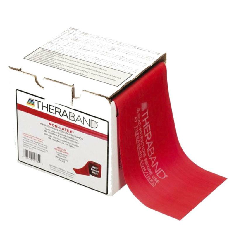 THERABAND セラバンド ノンラテックスバンド 赤 レッド 長さ22.86m | LINDSPORTS
