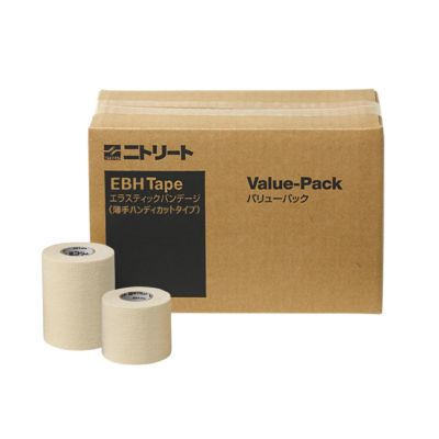 NITREAT (ニトリート) EBHテープ エラスティックバンテージ バリューパック EBHV-50 50mm×6.9m 24本／EBHV-75 75mm×6.9m 16本 同サイズ1箱