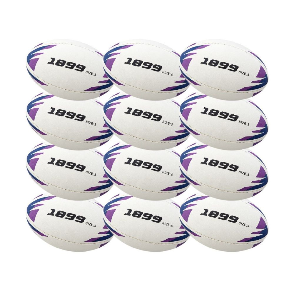 LINDSPORTS 【12球セット】ラグビーボール [1899] 5号球 JRFU