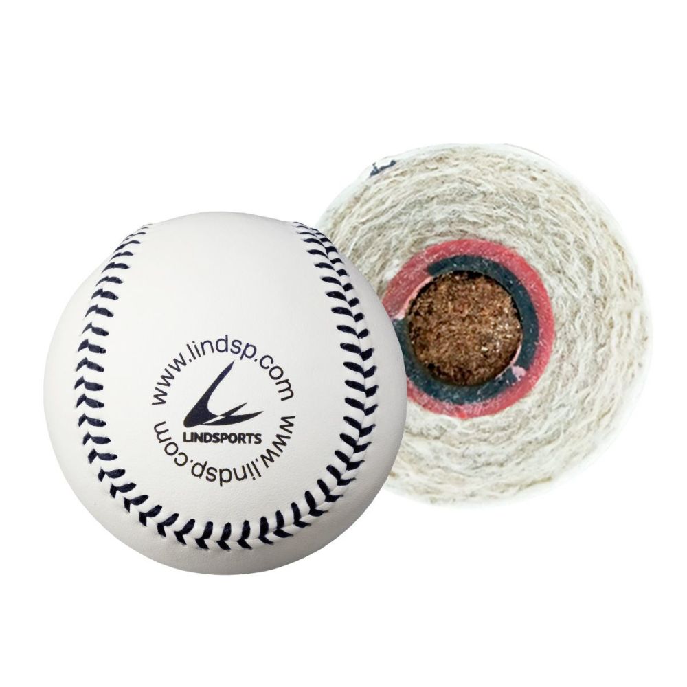 LINDSPORTS 防水硬式練習球 国産牛革 アラミド糸 バージンウール100% 1ダース(12球) 硬式野球ボール