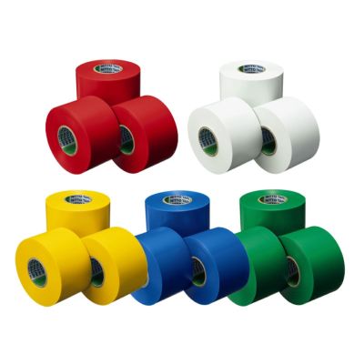 molten (モルテン) ビニールテープ 5cm×25m (同色4本入) TV1015 ラインテープ 赤/白/黄/青/緑