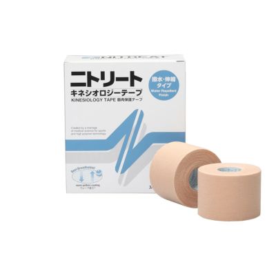 NITREAT (ニトリート) キネシオロジーテープ 撥水タイプ（伸縮テープ） NKH-50 50mm×5m (6本)