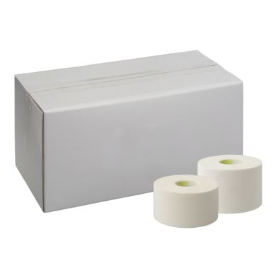 LINDSPORTS 徳用ホワイト 非伸縮テープ 幅38mm/50mm 同サイズ1箱 固定用 非伸縮 テーピングテープ