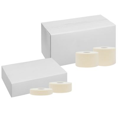 LINDSPORTS ネオLホワイト 非伸縮テープ 幅13mm/25mm/38mm/50mm 同サイズ1箱 固定用 非伸縮 テーピングテープ