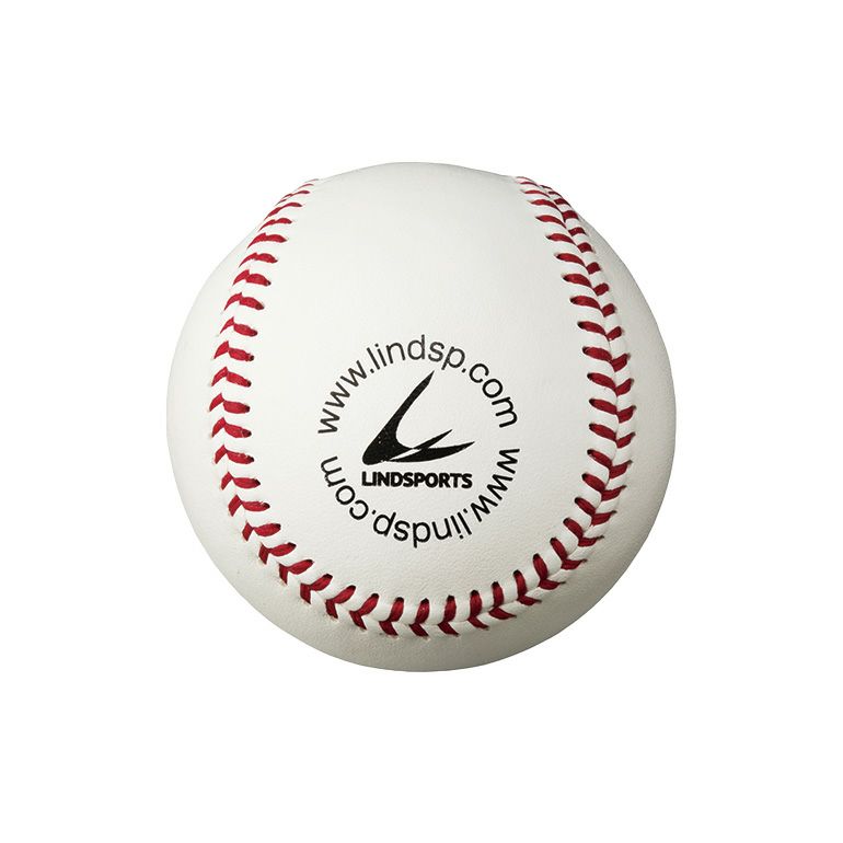 LINDSPORTS B革硬式練習球 国産牛革 ウール50% ロゴあり 硬式野球  